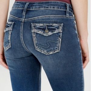 Silver Suki slim bootcut Jeans 28w/35L